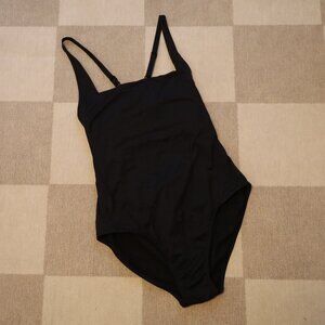 L.L. Bean Womens Square Neck Swimsuit Size 14